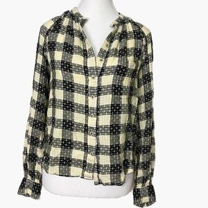 Pilcro Anthropologie Breezy Plaid Shirt